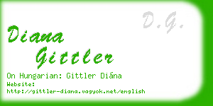 diana gittler business card